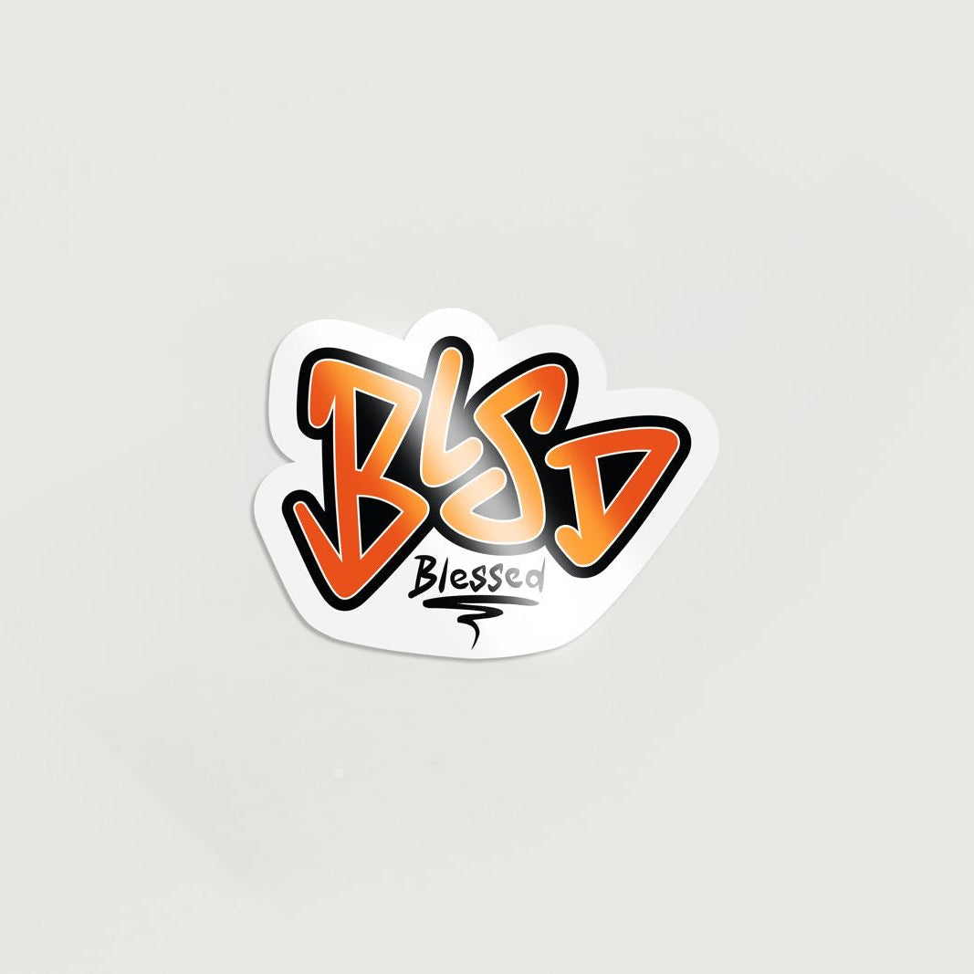 BLESSED - STICKER CHRETIEN STREETWEAR | HOLY DINGUERIE